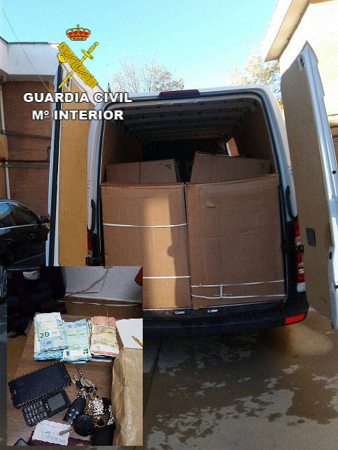 Operación de la Guardia Civil contra el mercado clandestino de tabaco en rama