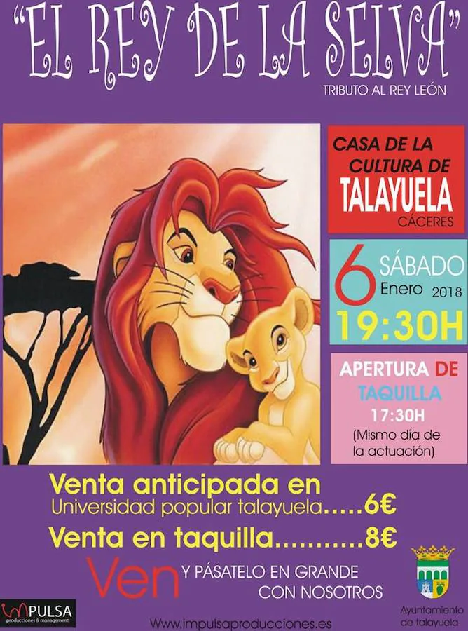 Talayuela acoge un tributo al Rey León