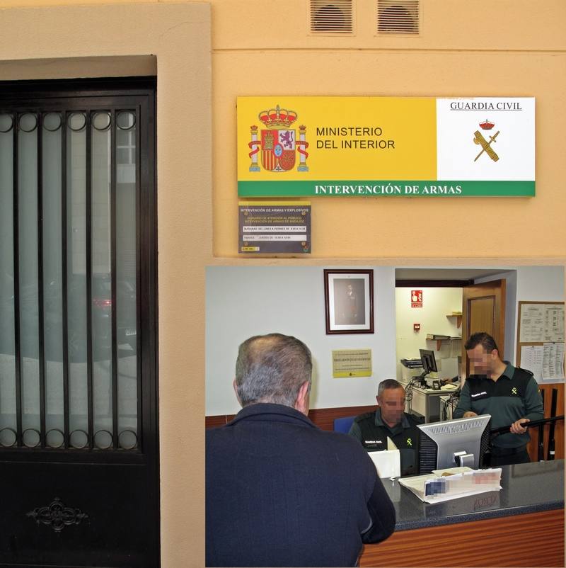 La Guardia Civil pone en marcha el sistema de “Cita Previa” en las Intervenciones de armas