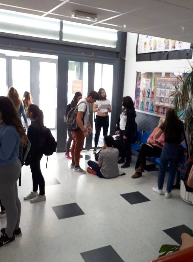 22 alumnos del IES San Martín participan en las pruebas de la EBAU