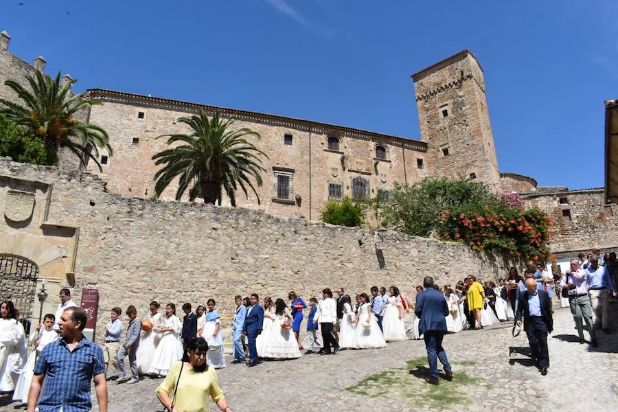 Un momento de la procesión celebrada ayer 