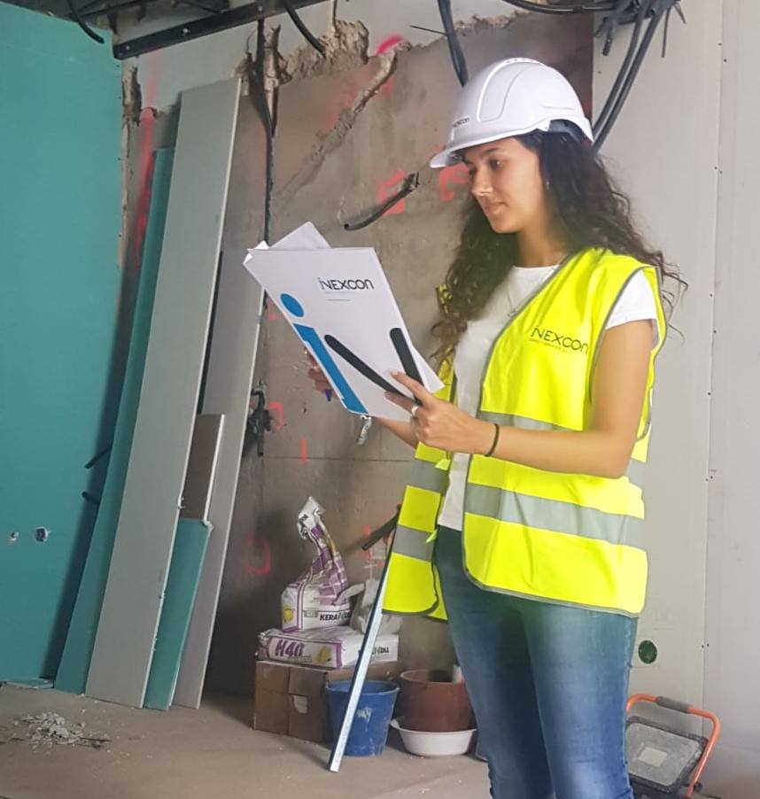 Elena Agúndez en la obra. 