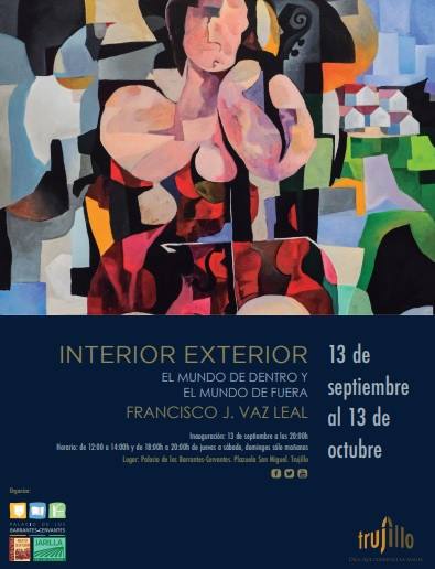 El Barrantes Cervantes acoge una exposición de del pintor pacense Francisco J. Vaz Leal