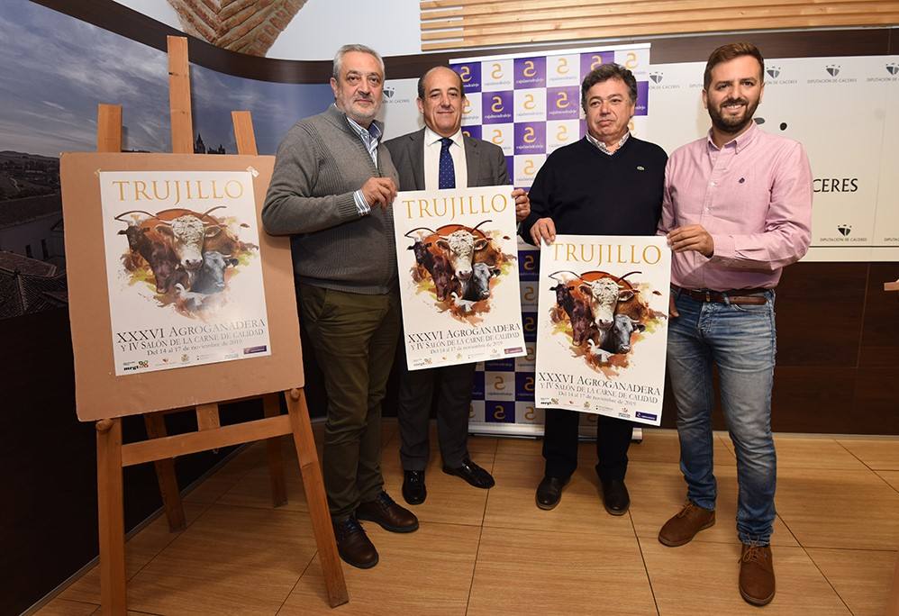 Representantes de las diferentes instituciones, en la presentación del certamen 