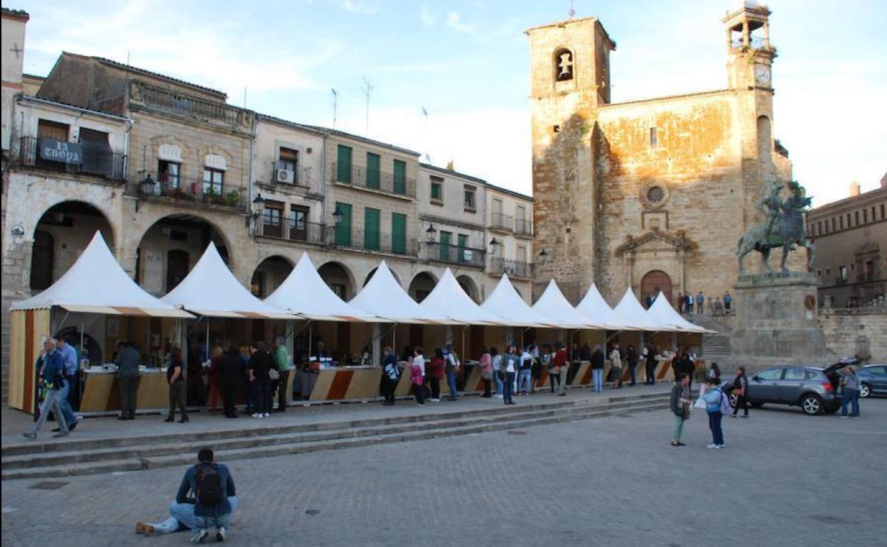 Zona de casetas de una edición anterior 