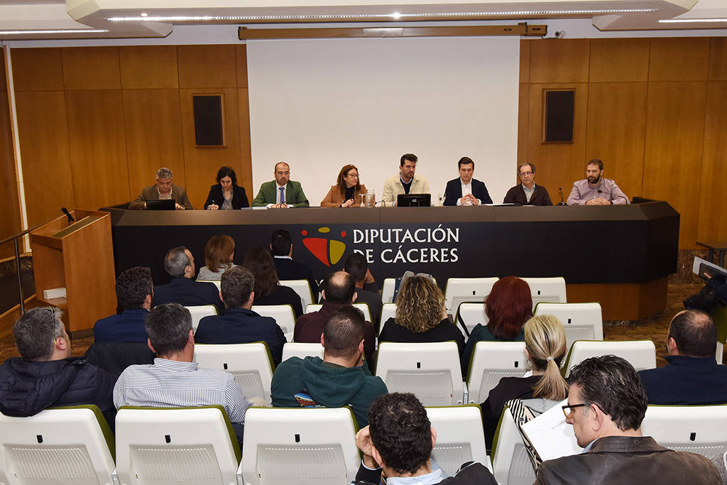 Municipios de Cáceres y Diputación repasan las actuaciones para 2020 con el EDUSI