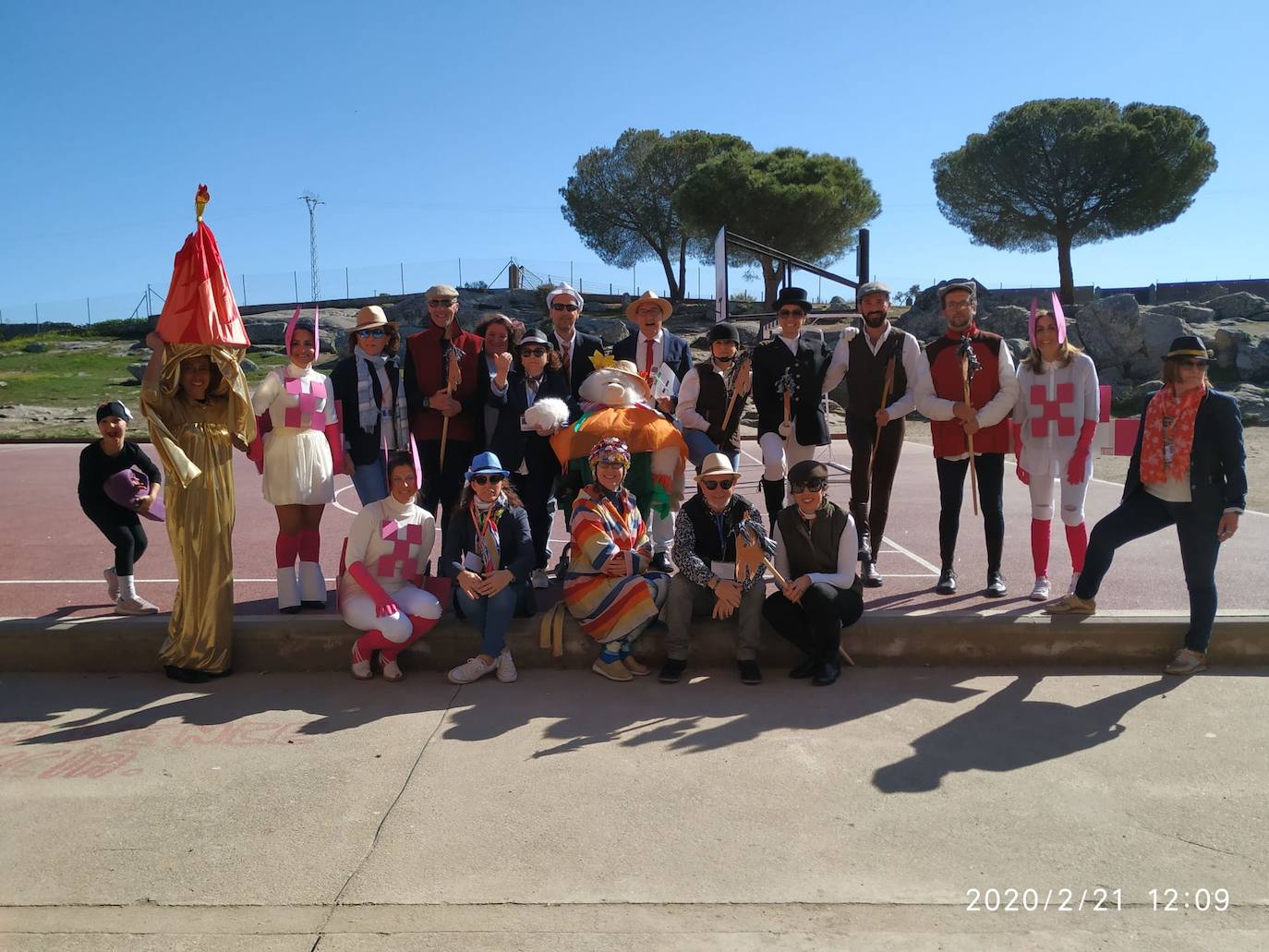 Docentes del colegio Las Américas. CEDIDA