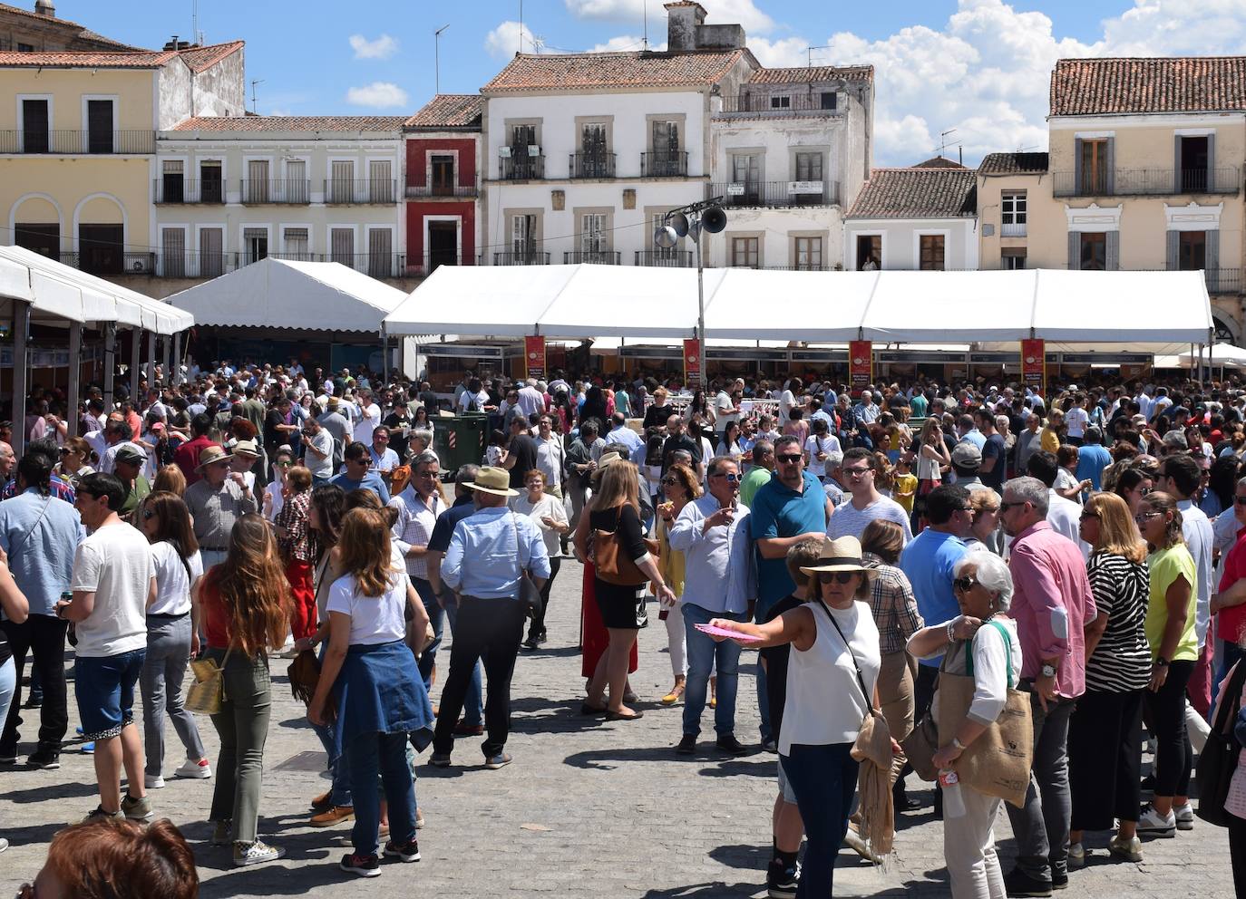 Una jornada de una edición anterior de la Feria del Queso 