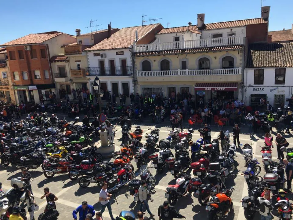 Concentración de motos organizada por la agrupación