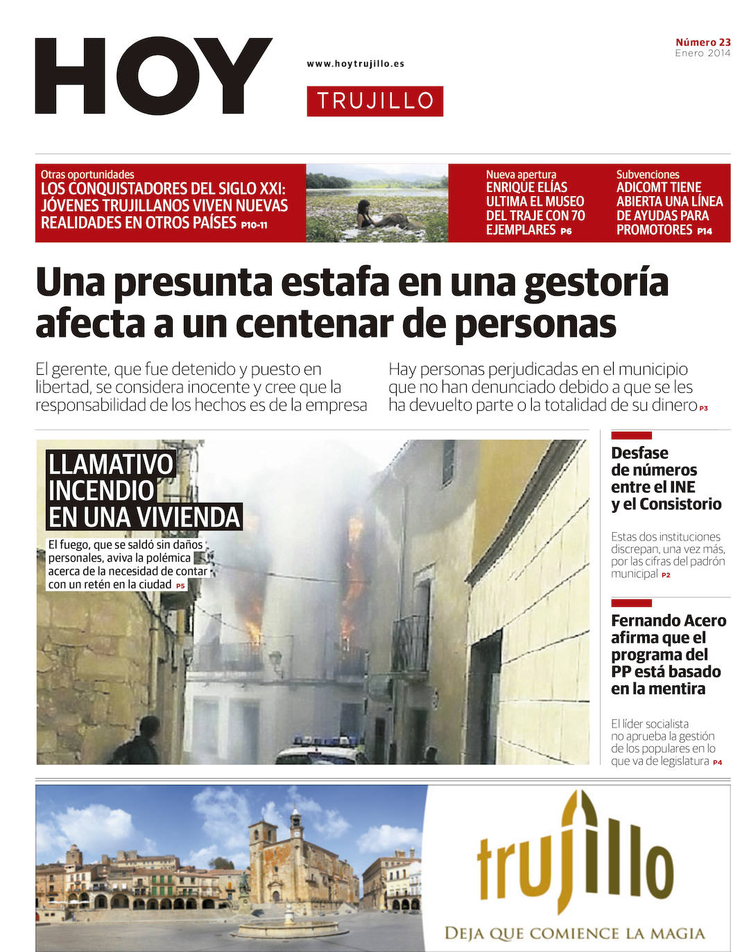 Fotos: Un recorrido por las 100 portadas de HOY TRUJILLO