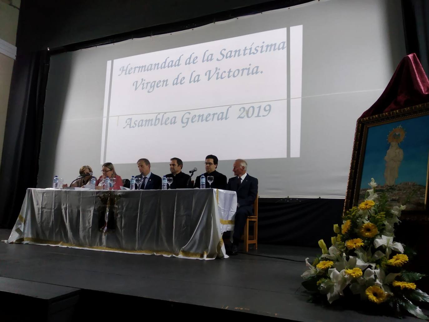 Directivos de la Hermandad Virgen de la Victoria 