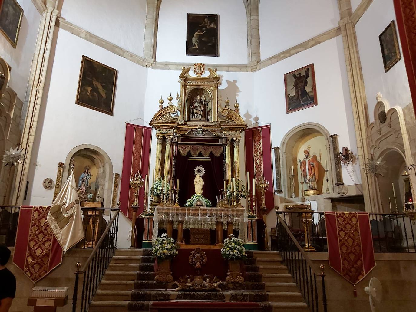 La imagen de la Virgen de la Victoria 