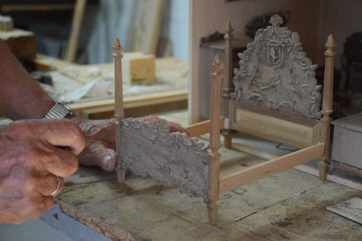 Uno de los trabajos de Tomás Terrones 