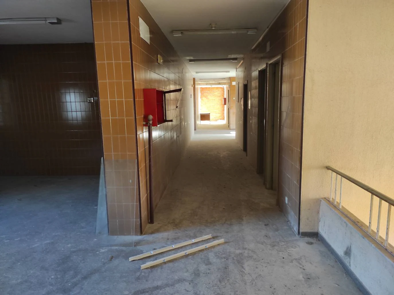 Fotos: Limpieza del edificio de la Segurida Social