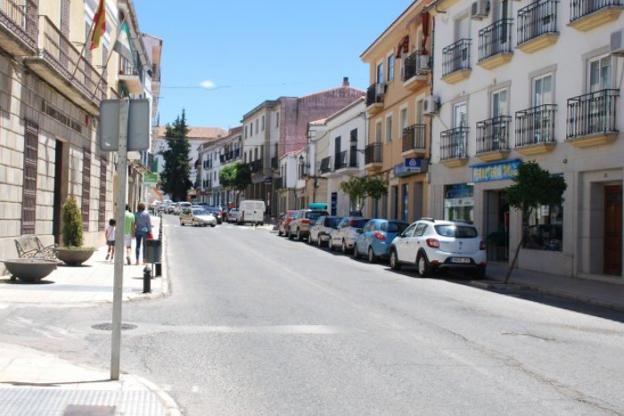 Una de las calles principales de la ciudad 