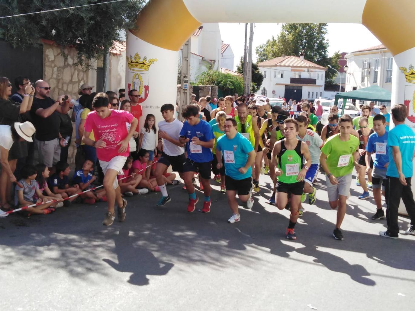 La salida del cross, en una edición anterior 