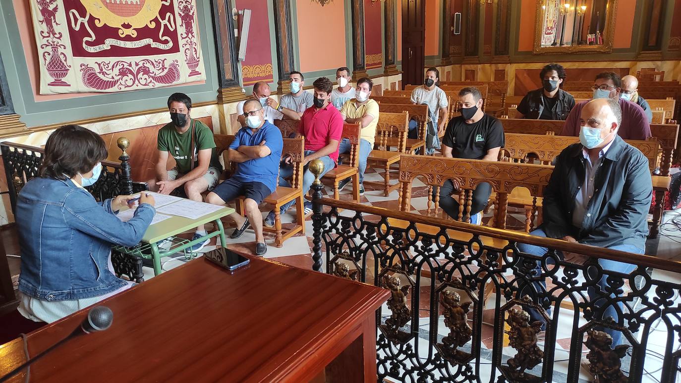 Reunión que mantuvo la concejala con colectivos deportivos, hace unos días 