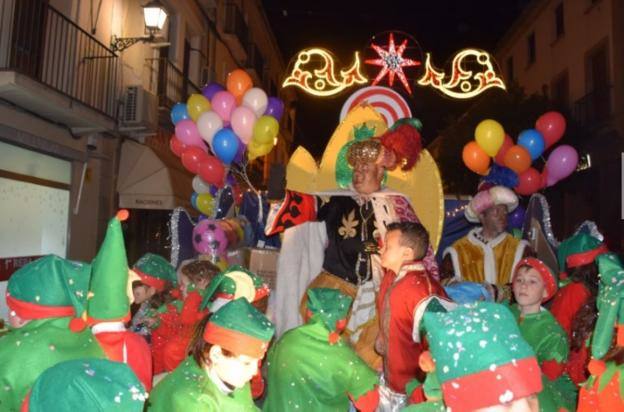 La carroza que llevó al rey Baltasar en 2019. 
