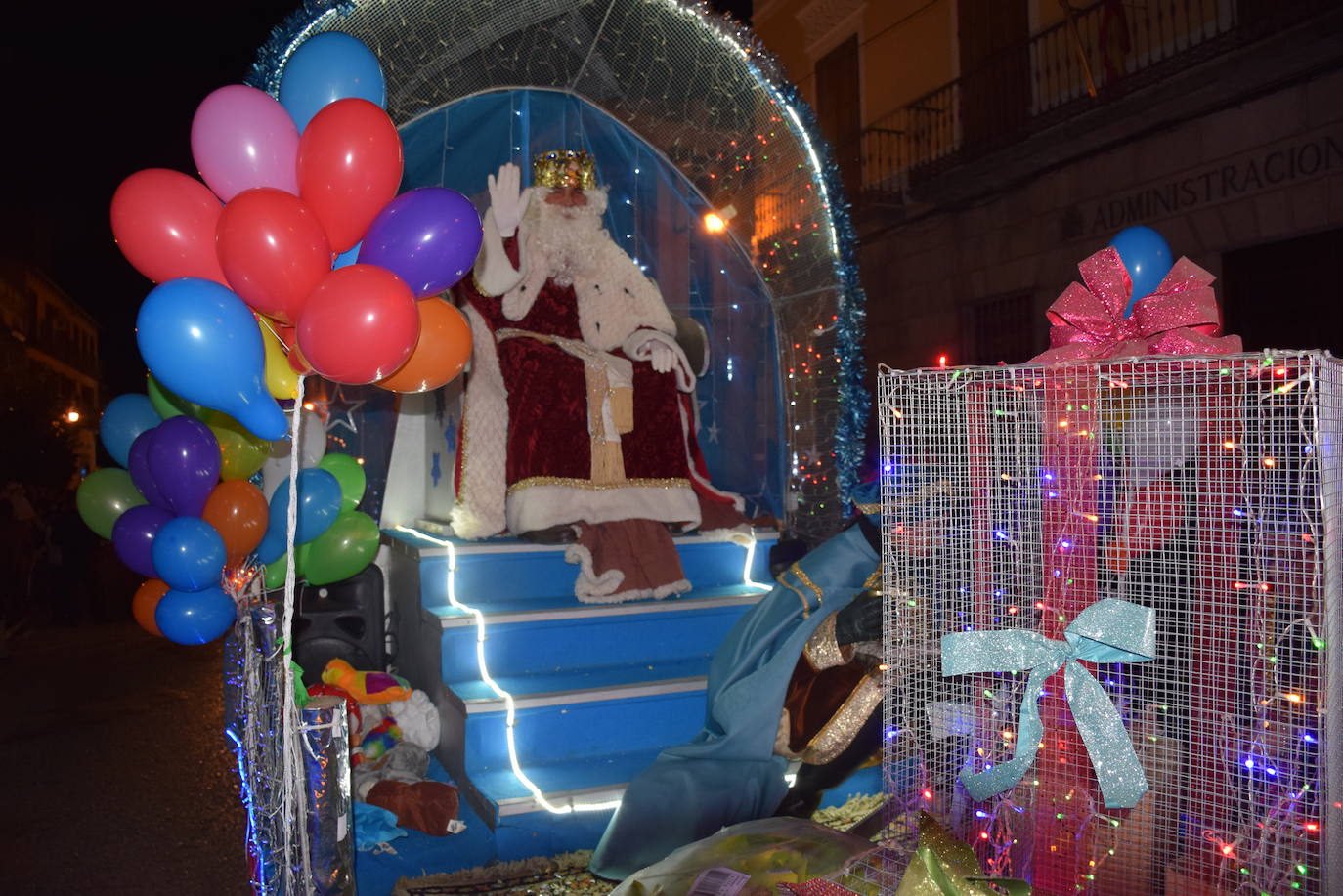Melchor, en la cabalgata de una edición anterior 