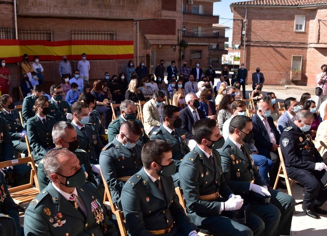 El cuartel de Trujillo, en el acto el día de la Patrona de 2021 .