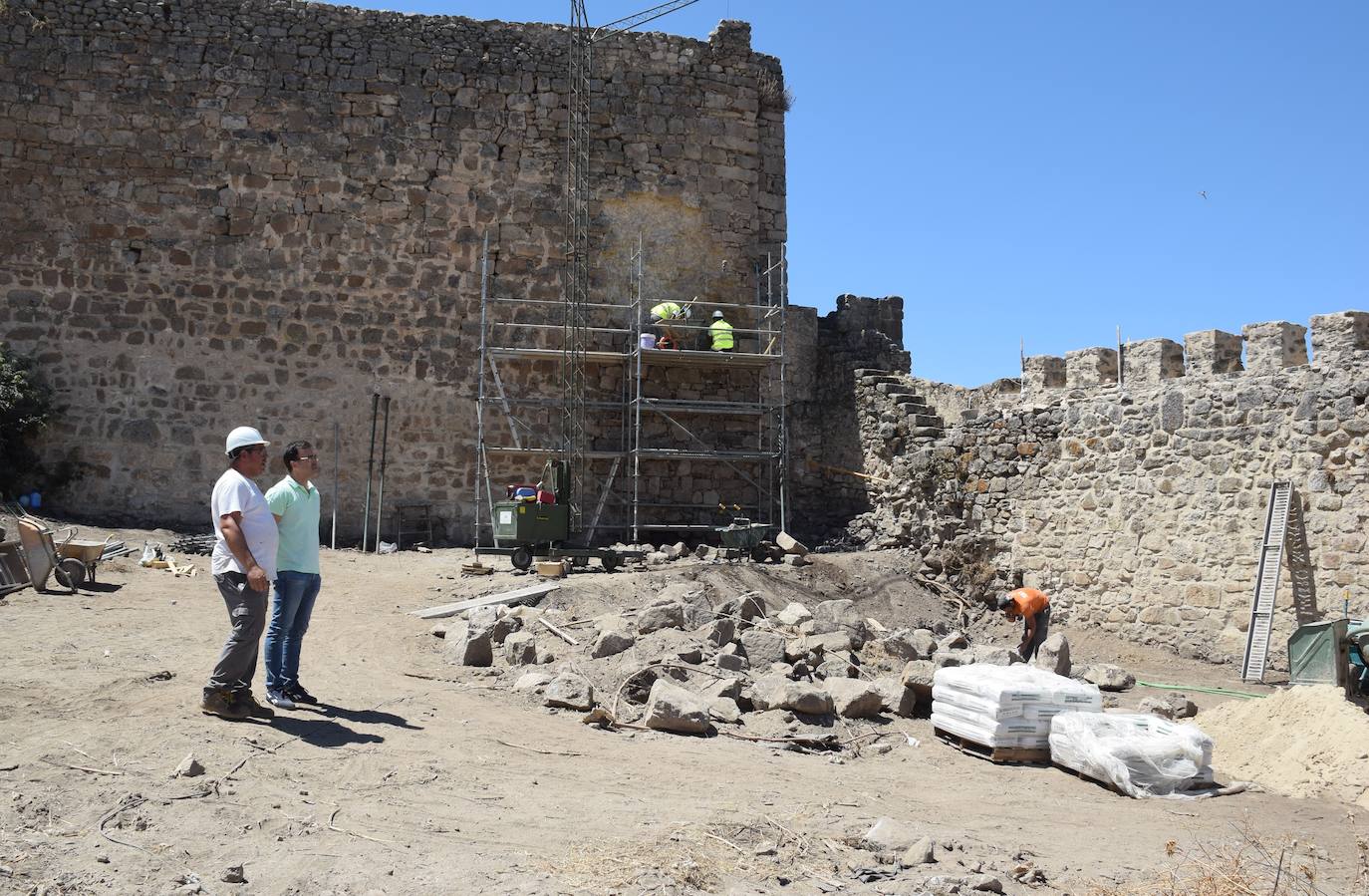 Las obras de la albacara estarán listas a finales de septiembre