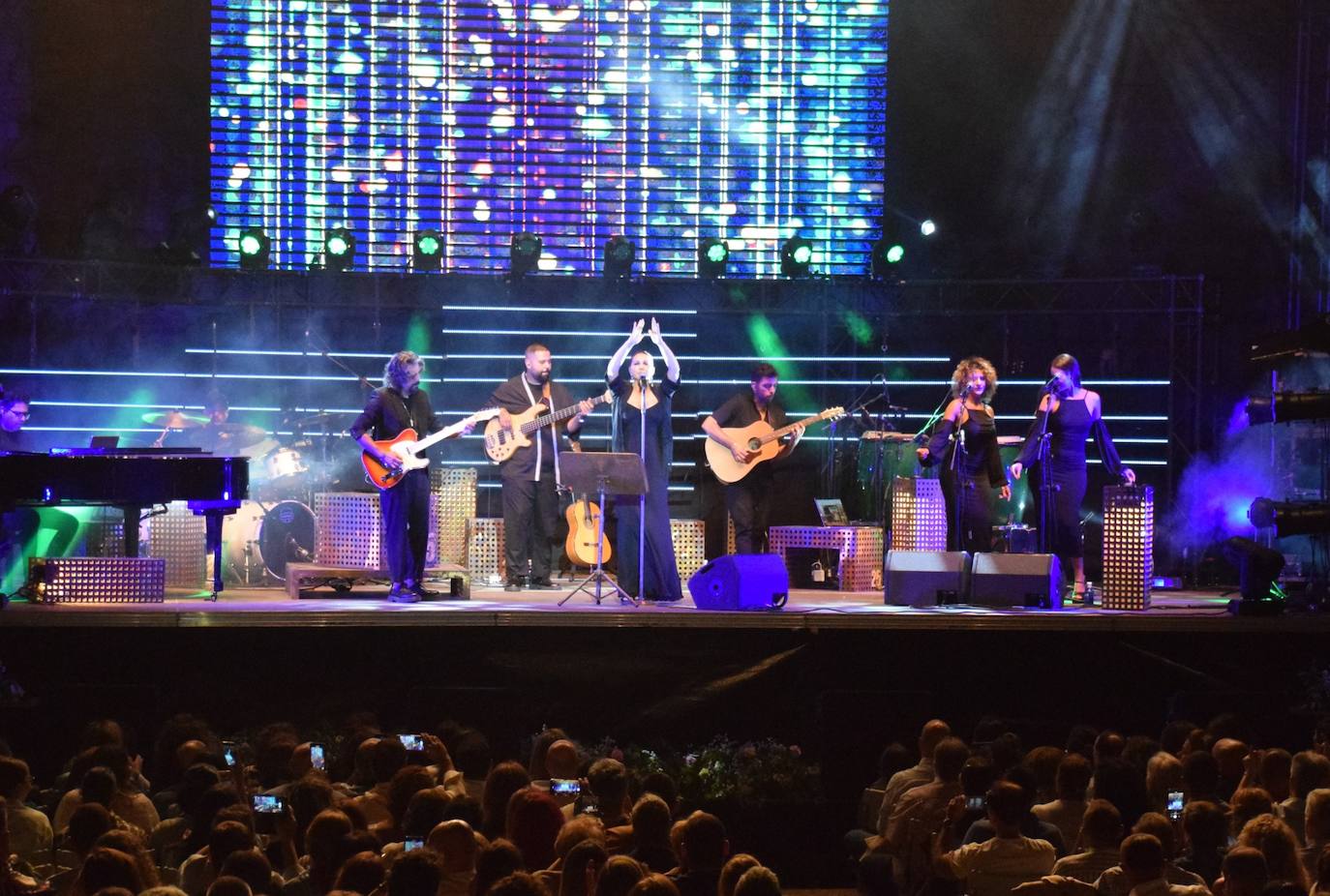 Niña Pastori, en el concierto. 