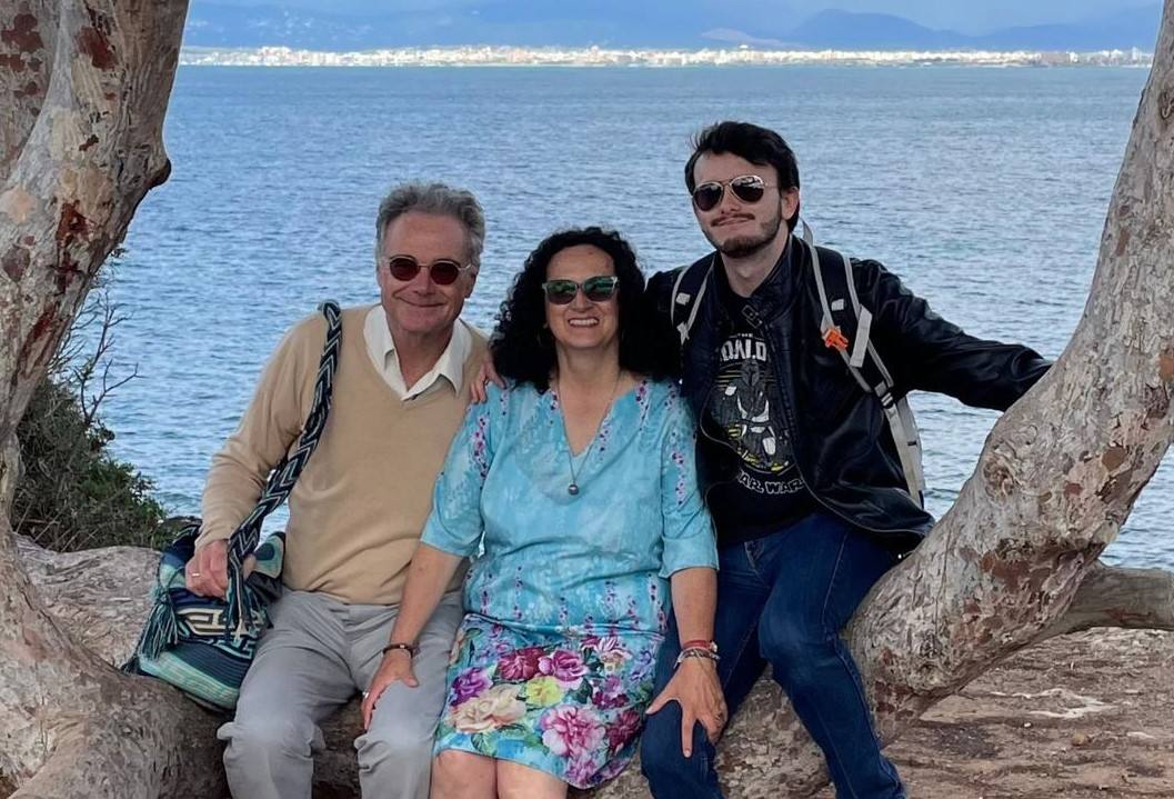 La famiflia en una escapada. 