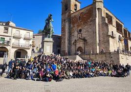 Participantes en otra concentración