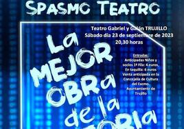 El Gabriel y Galán acogerá el sábado la función 'La mejor obra de teatro de la historia'