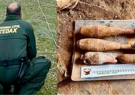 La Guardia Civil desactiva cuatro artefactos explosivos en un inmueble de la ciudad