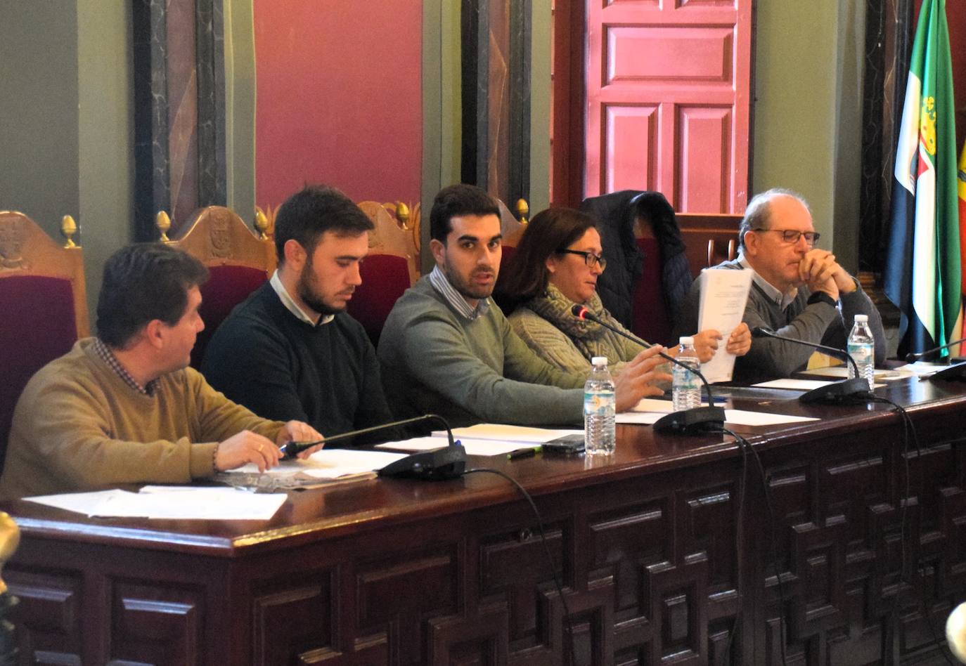Javier Costa, en su último pleno como concejal