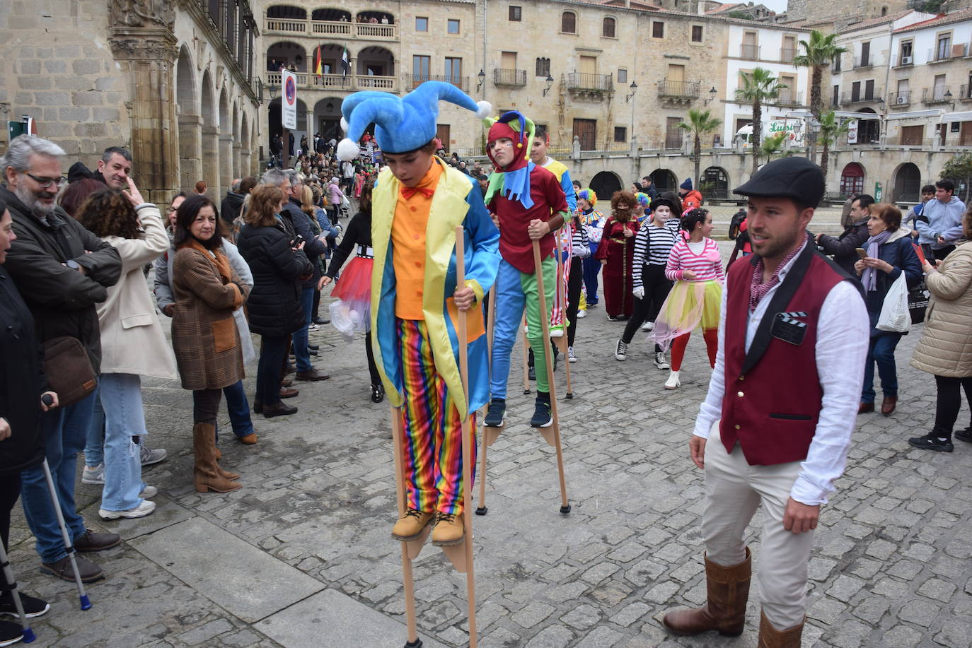 Un carnaval de cine, con el Sagrado Corazón de Jesus