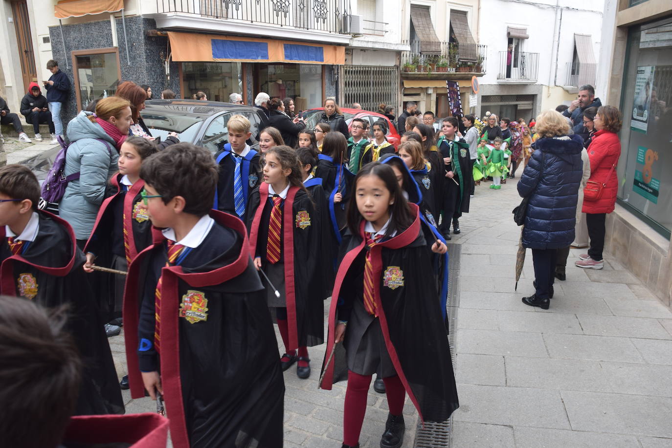 Un carnaval de cine, con el Sagrado Corazón de Jesus