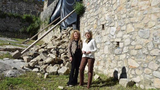 Bazaga considera que no se tardará mucho en actuar en el tramo de muralla caído