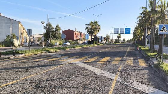 La obra en la avenida de Extremadura estará lista para la Feria del Queso