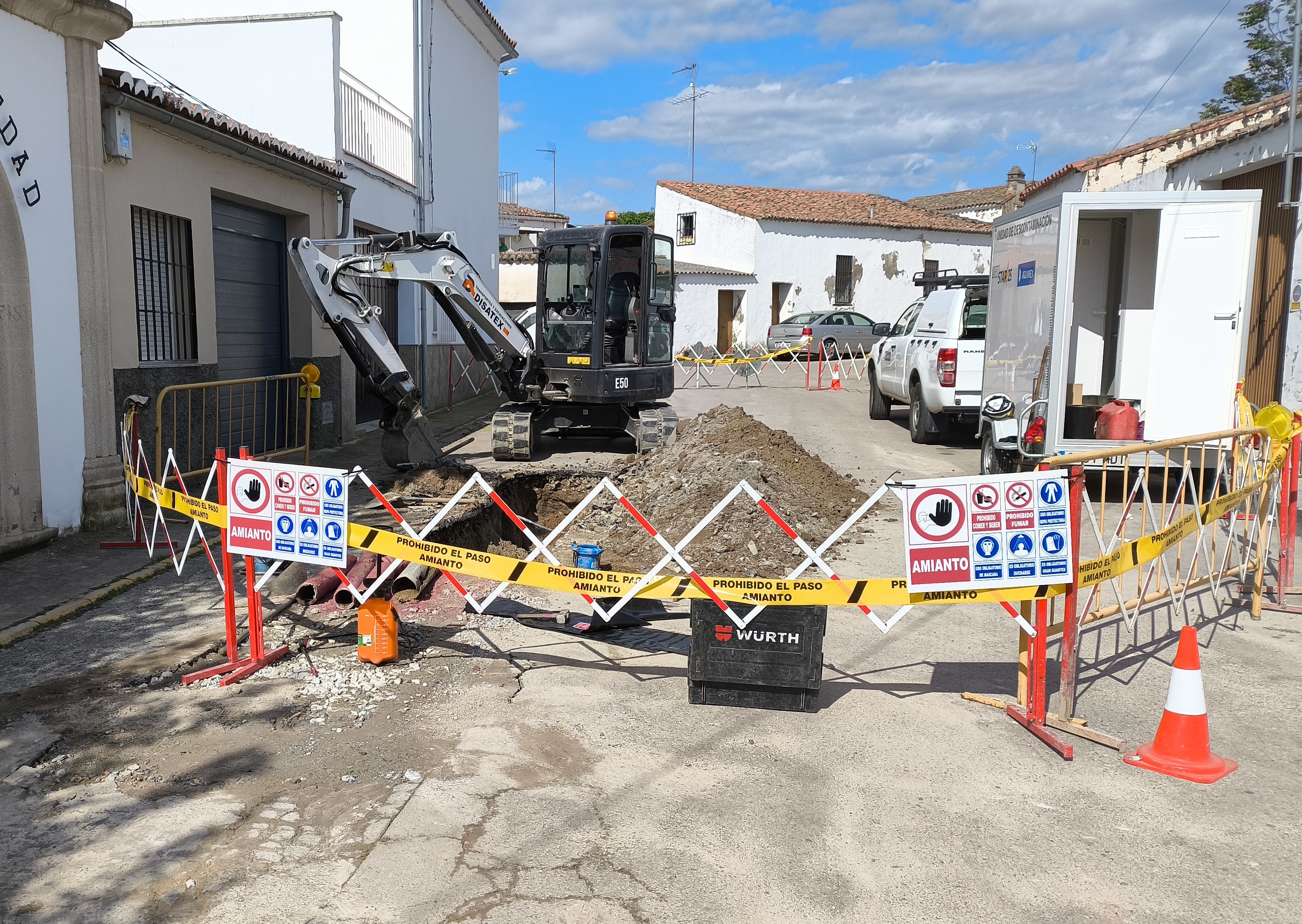 Una de las últimas averías en la zona