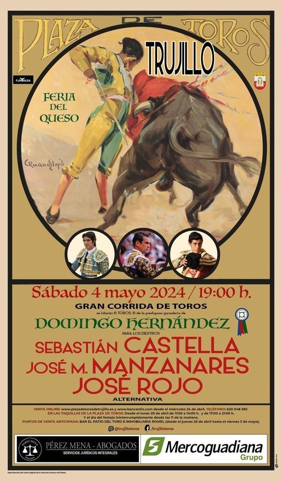 José Rojo tomará la alternativa con Castella y Manzanares, en la Feria del Queso