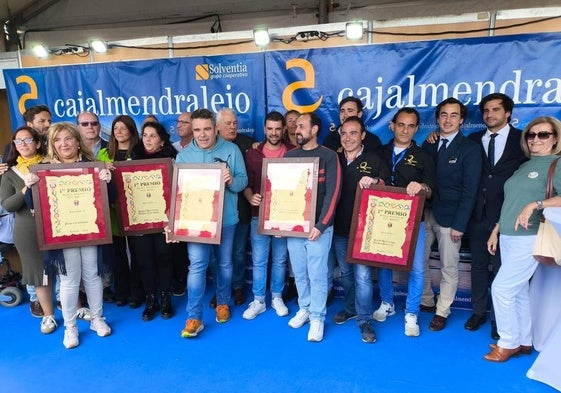 Premiados, integrantes del jurado y dirigentes