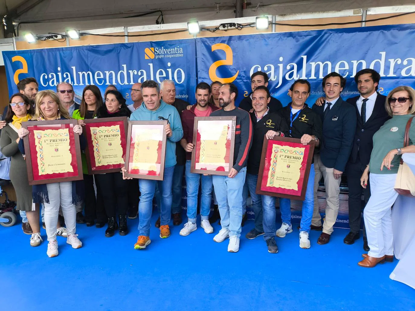 Premiados, integrantes del jurado y dirigentes