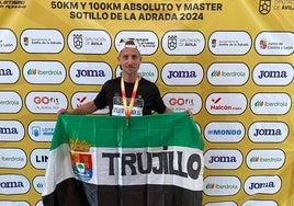 Javi Alvarado, tras el triunfo.