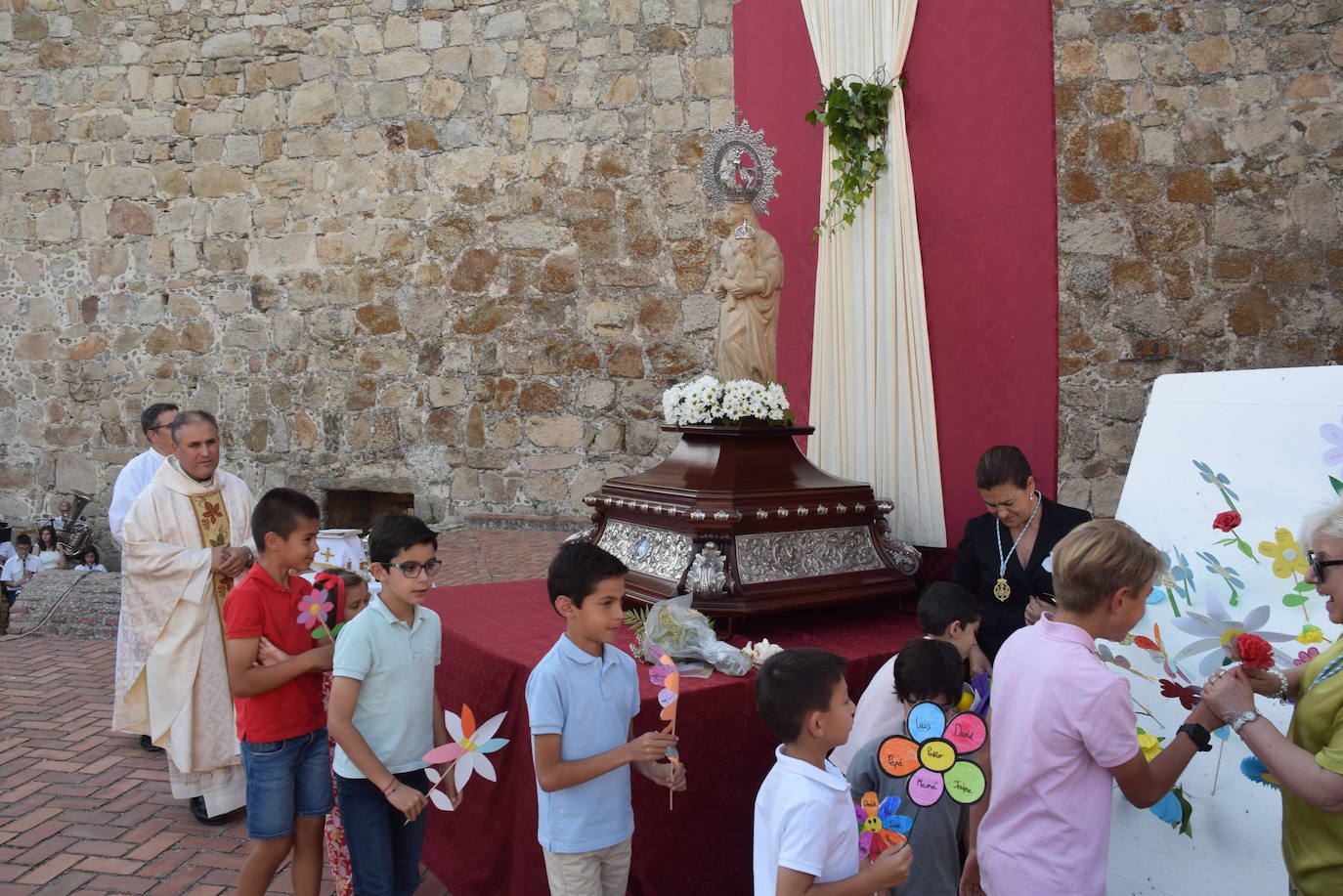 Flores para la Patrona