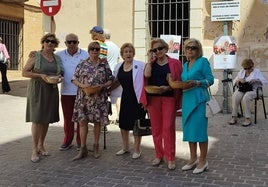 Voluntarias de Cáritas, ayer.