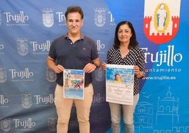 David Pozas y Consuelo Soriano en la presentación