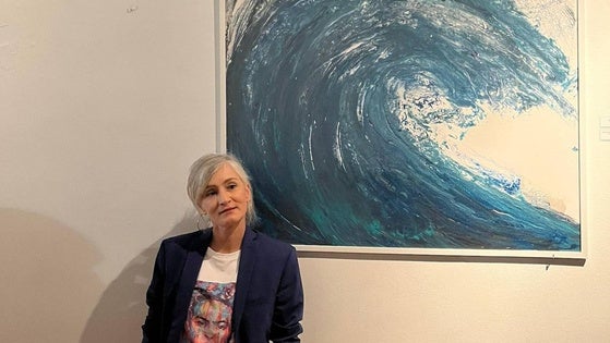Olvido Búrdalo, premiada en el certamen de pintura Fundación Laura Otero