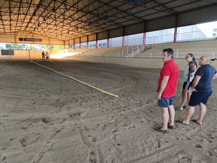 Un momento de los preparativos.