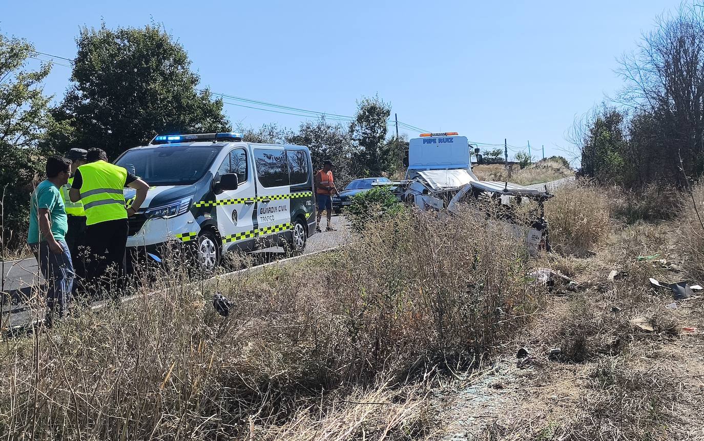 El accidente tuvo lugar a kilómetro y medio de la población