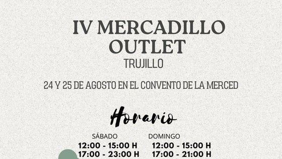 La iglesia de La Merced acogerá este fin de semana el IV Mercadillo Outlet