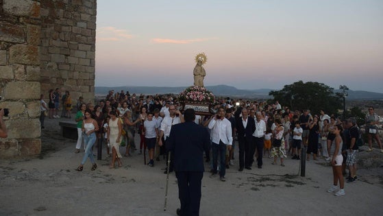 Bajada de la Patrona a la iglesia de San Martín
