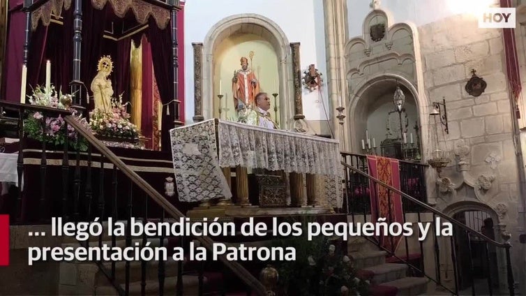 Presentación de los nacidos este año a la Patrona