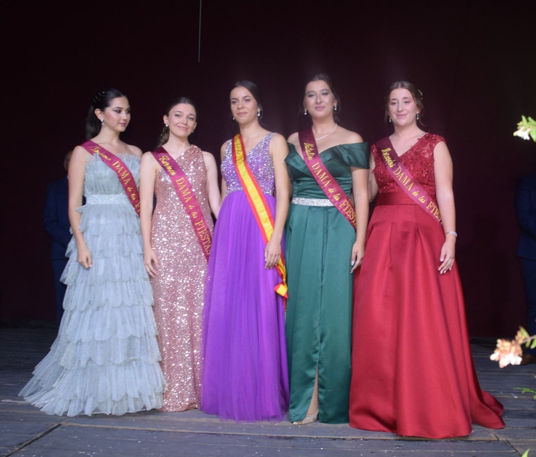 Proclamación de reinas y damas de las fiestas de Huertas de Ánimas